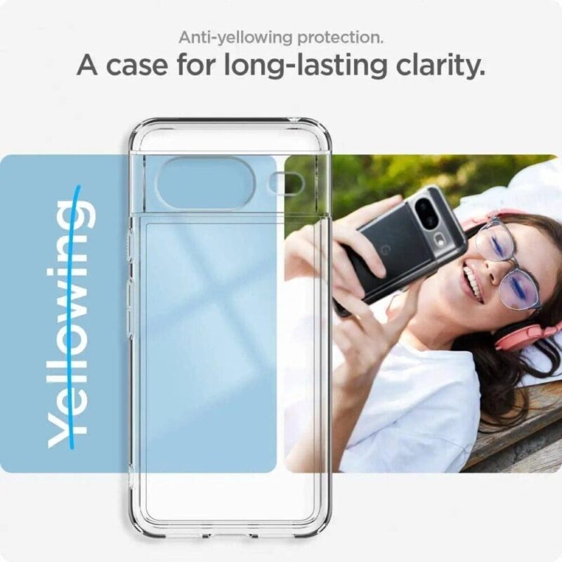 Spigen – Ultra Hybrid – Crystal Clear – Google Pixel 8 Case