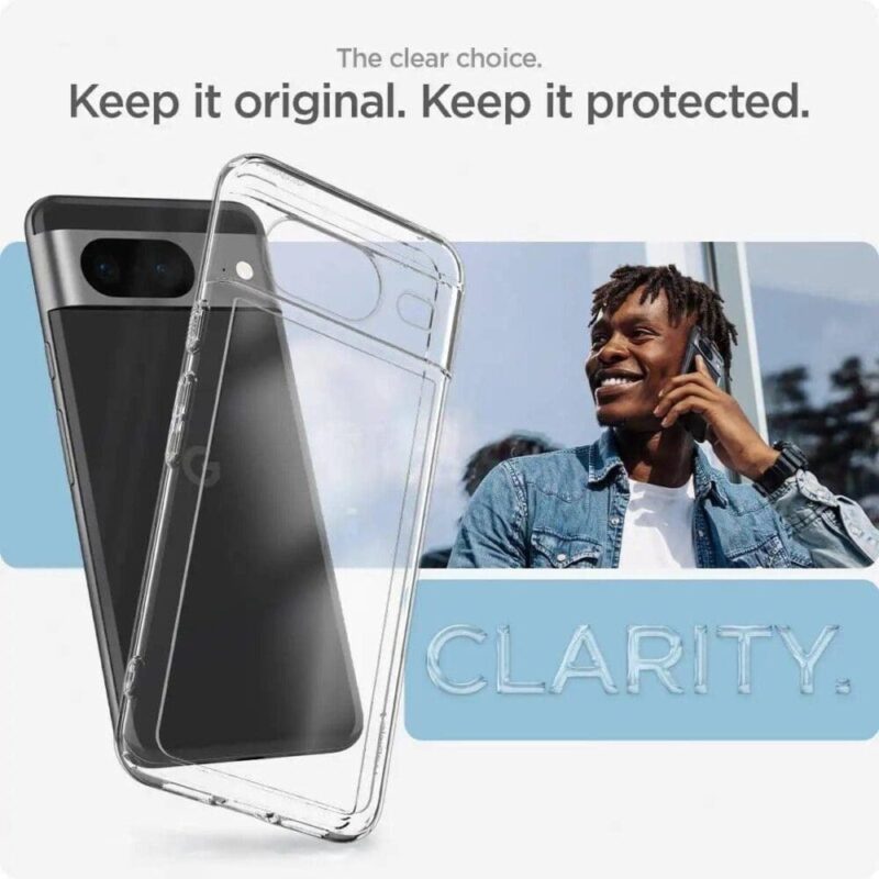 Spigen – Ultra Hybrid – Crystal Clear – Google Pixel 8 Case