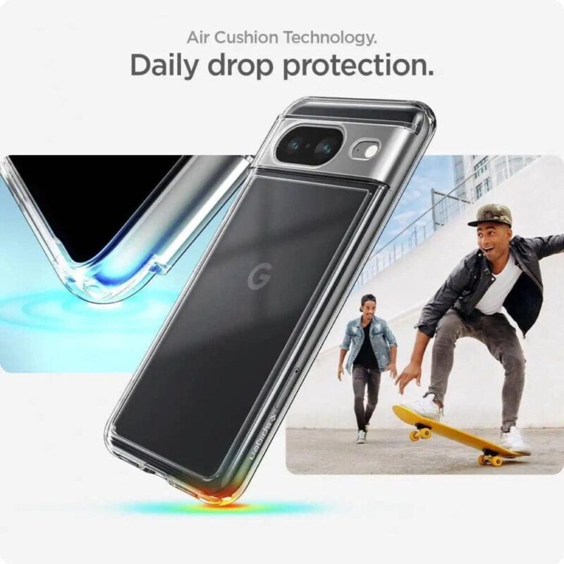 Spigen – Ultra Hybrid – Crystal Clear – Google Pixel 8 Case