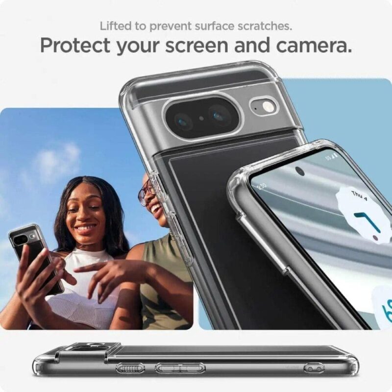 Spigen – Ultra Hybrid – Crystal Clear – Google Pixel 8 Case
