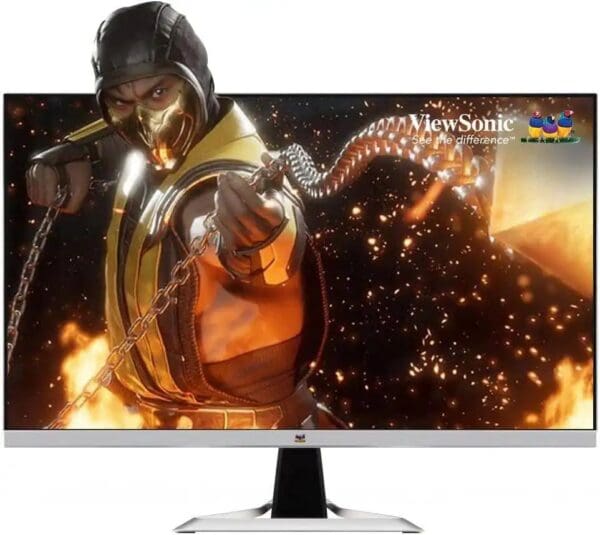 ViewSonic Gaming Elite| 3-side Borderless Display| 1ms GtG Response| AMD FreeSync| SuperClear IPS tech| Smooth and Crisp Gameplay| Swivel| Flicker-FREE| Blue Light Filter| Tilet, Pivot and Height adjust – 24 Inch  (XG2405)