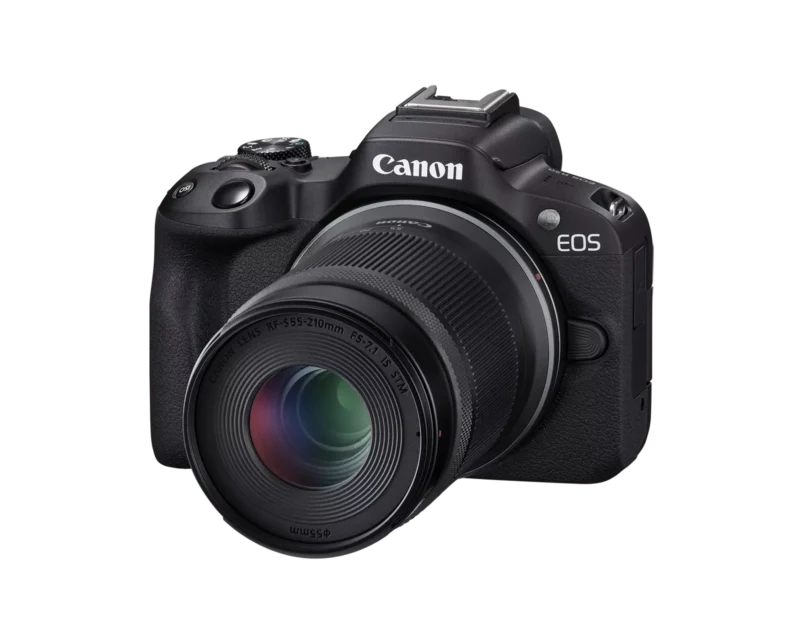 Canon EOS R50 RF-S 18-45mm F4.5-6.3 IS STM/RF-S 55-210mm F5-7.1 IS STM Twin kit | Camera & Lens