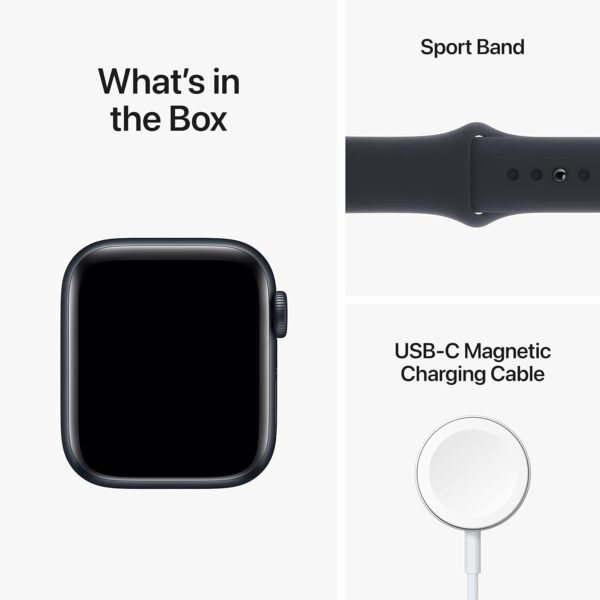 Apple Watch SE – 2nd Gen (40mm/44mm Aluminum Case & Sport Band, Fitness & Sleep Tracker, Crash Detection, Heart Rate Monitor, Retina Display, Water Resistant)