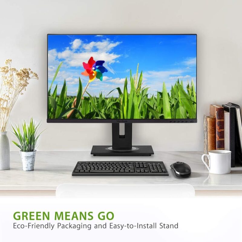 ViewSonic VG2455 (24-inch Full HD Monitor with Tilt, Swivel, Pivot and Height Adjustment)