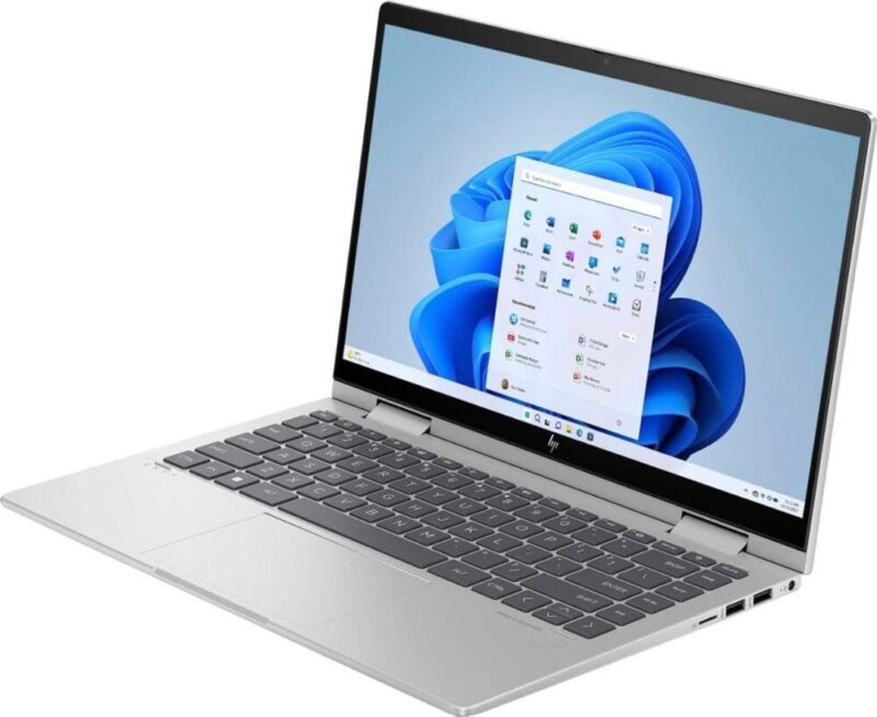 HP 7H9Y4UA#ABA Evny X360 14-ES0013DX, Intel Core I5-1335U, 512GB SSD, 8GB DDR4, 14.0 Inch Touch, 1920×1080, Intel Iris Xe Graphics, W11H, Silver, 1 Year Warranty
