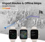 Amazfit Cheetah Square (Dual-Band GPS, Route Navigation & Offline Maps, Training Template, Heart Rate Monitor)