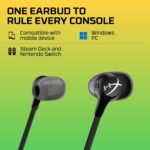 HyperX Cloud Earbuds II (14mm Drivers, Hard-Shell Case, 3.5mm Plug, Built-in Microphone, For PC, Mobile, Nintendo Switch)