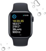 Apple Watch SE – 2nd Gen (40mm/44mm Aluminum Case & Sport Band, Fitness & Sleep Tracker, Crash Detection, Heart Rate Monitor, Retina Display, Water Resistant)