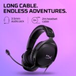 HyperX Cloud Stinger 2 (DTS Wired Gaming Headset, Spatial Audio, Lightweight With mic, Swivel-to-Mute, 50mm Drivers)