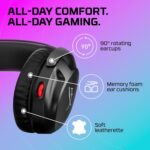 HyperX Cloud Stinger 2 (DTS Wired Gaming Headset, Spatial Audio, Lightweight With mic, Swivel-to-Mute, 50mm Drivers)