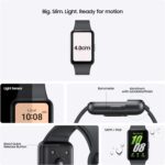 Samsung Galaxy Watch Fit 3 (40mm AMOLED, Aluminium Body, Fitness and Health Tracking, Up to 13-Day Battery with Fast Charging, 5ATM & IP68)