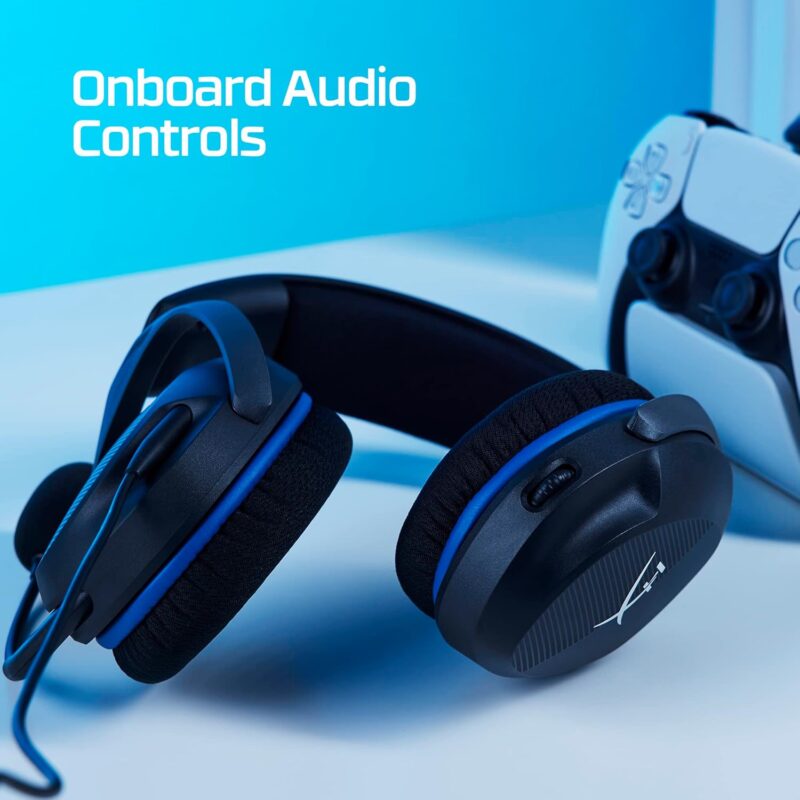 HyperX Cloud Stinger 2 Core (Gaming Headset for PlayStation 4/5, Lightweight Over-Ear With Mic, 40mm Drivers)