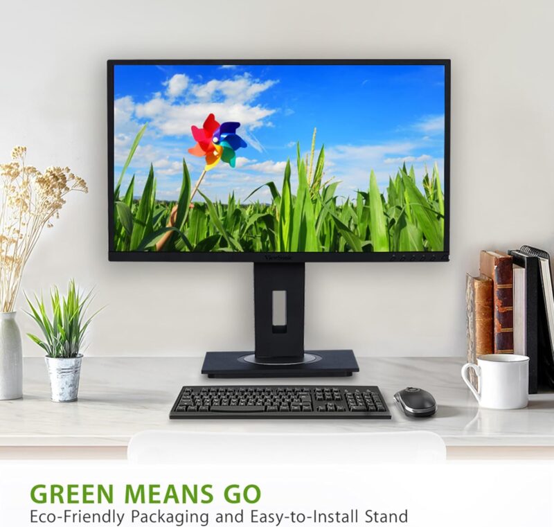 ViewSonic VG2448 (24-inch Full HD Monitor, 5ms GTG Response Time, Built-in Speakers)