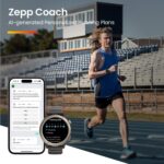 Amazfit Cheetah Pro (47mm Smart Watch with Dual-Band GPS, Route navigation, Offline Maps, Training Template, 1.45” AMOLED, 14-Day Battery)