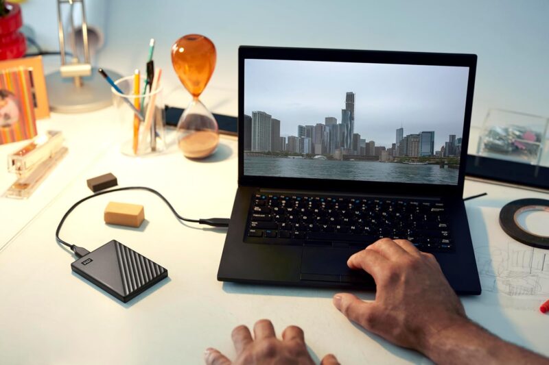 WD My Passport (Portable External Hard Drive, With Password protection, USB 3.1/USB 3.0 compatible)