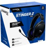 HyperX Cloud Stinger 2 Core (Gaming Headset for PlayStation 4/5, Lightweight Over-Ear With Mic, 40mm Drivers)