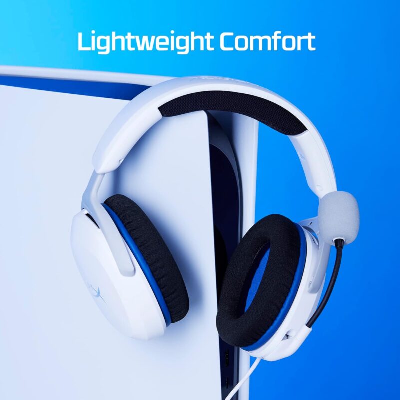 HyperX Cloud Stinger 2 Core (Gaming Headset for PlayStation 4/5, Lightweight Over-Ear With Mic, 40mm Drivers)