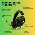 HyperX Cloud Stinger 2 (DTS Wired Gaming Headset, Spatial Audio, Lightweight With mic, Swivel-to-Mute, 50mm Drivers)