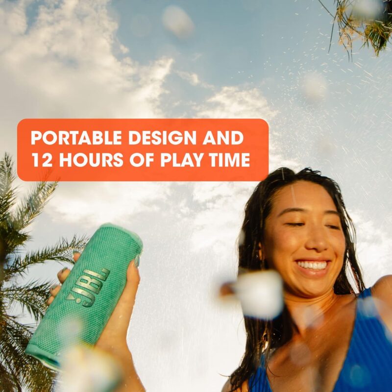 JBL FLIP 6 (Portable Bluetooth Speaker, IP67, 12 Hours Playtime, JBL PartyBoost, Multiple Speaker Pairing, Indoor/Outdoor Use)