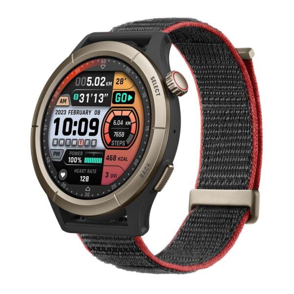 Amazfit Cheetah Pro (47mm Smart Watch with Dual-Band GPS, Route navigation, Offline Maps, Training Template, 1.45” AMOLED, 14-Day Battery)