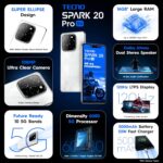 Tecno Spark 20 Pro (108MP Ultra Clear Imaging, Super Ellipse Design, 6.78-inch 120Hz Display, 5000mAh Battery with 33W Charger)