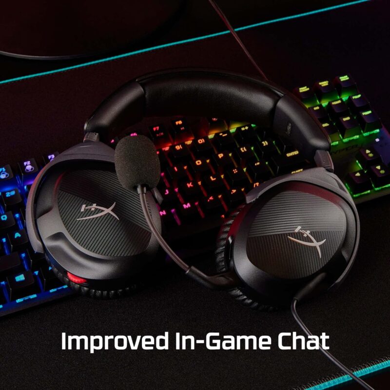 HyperX Cloud Stinger 2 (DTS Wired Gaming Headset, Spatial Audio, Lightweight With mic, Swivel-to-Mute, 50mm Drivers)