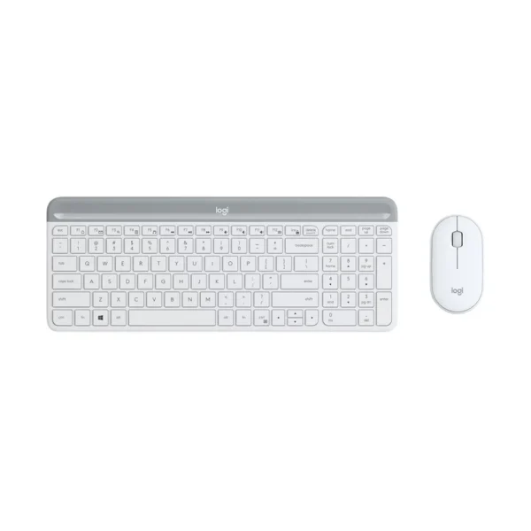 Logitech MK470 Slim | Wireless Keyboard & Mouse White