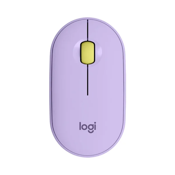 Logitech Pebble M350 Lavender/Lemonade | Wireless Mouse
