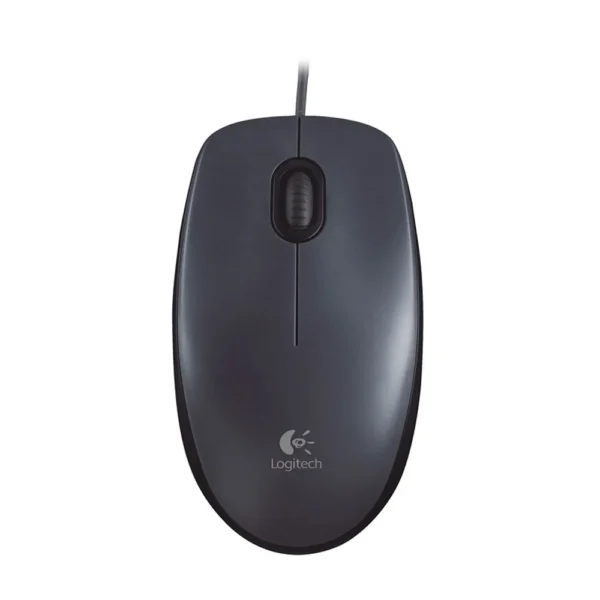 Logitech Wired Mouse USB M100  Black