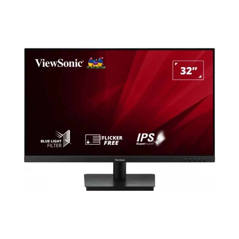 ViewSonic Monitor | VA3209-MH | Eye Care  | Blue Light Filter | Adaptive Sync | Borderless Design | Low Energy Consumption | Tilt Adjustment | Full HD 1080P | Built-In Speakers | 1 Year Warranty