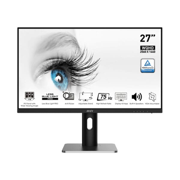 MSI PRO MP273QP 27″ 1440p Professional Business Monitor