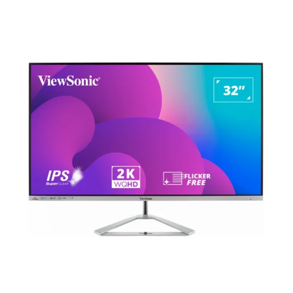 ViewSonic Gaming Omni Premium SuperClear IPS Panel | VX3276-2K | 10-bit colour | VESA mountable |With ultra-slim bezels design | this monitors look as good as it performs | Flicker-Free technology and Blue Light Filter for all-day comfort | 2 Years Warranty