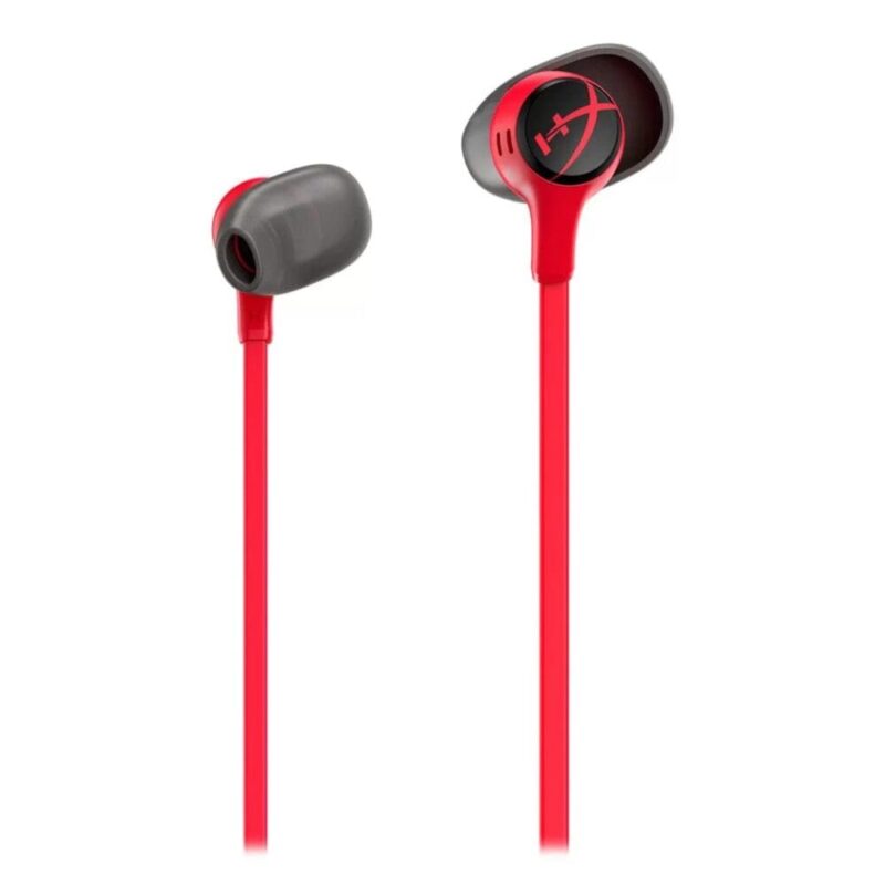 HyperX Cloud Earbuds II (14mm Drivers, Hard-Shell Case, 3.5mm Plug, Built-in Microphone, For PC, Mobile, Nintendo Switch)