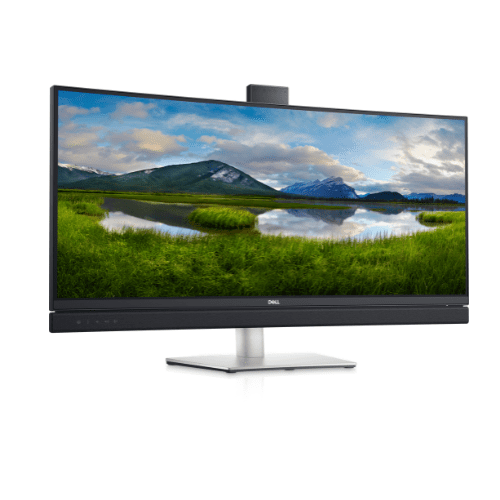 Dell C3422 | C3422WE | Curved |USB-C Monitor | Anti-Glare | Video Conferencing Monitor | Integrated IR Camera | integrated KVM switch/side-by-side