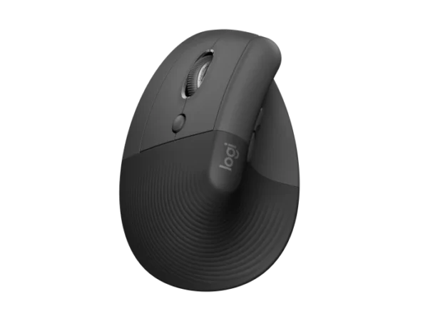 Logitech Wireless Mouse Lift Vertical Ergonomic 6 Buttons Dark Rose