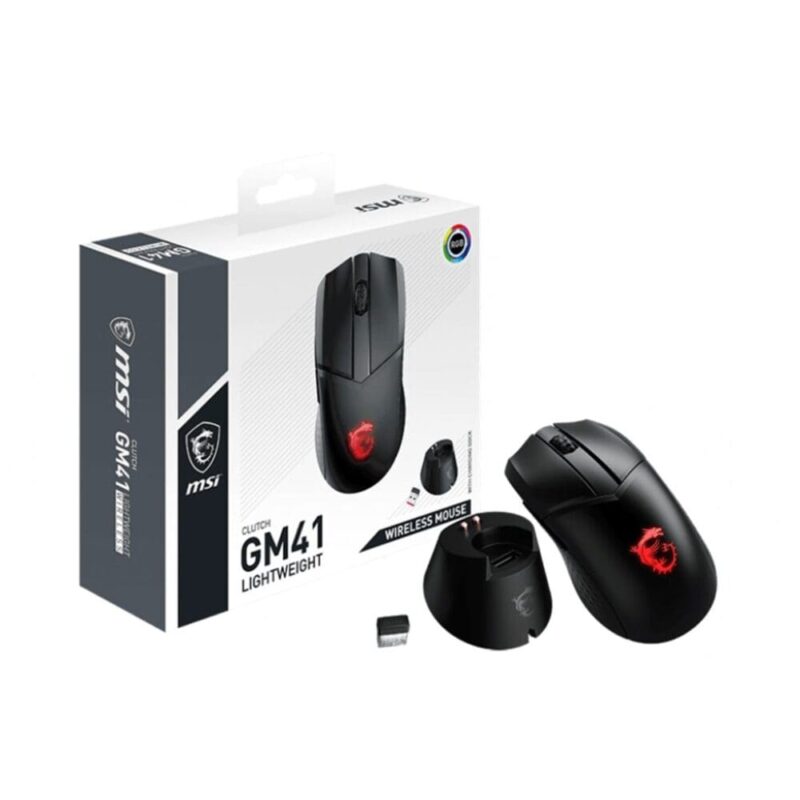 MSI CLUTCH GM41 LIGHTWEIGHT WIRELESS MOUSE