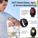 Amazfit Pop 3S (Smartwatch with 1.96″ AMOLED Display, BT Calling, SpO2, 12-Day Battery Life, AI Voice Assistance, 100 Sports Modes)