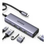 UGREEN 5-in-1 USB-C To 100W PD + 3xUSB 3.0 + 4K 60Hz HDMI (15597) | USB-C Hub