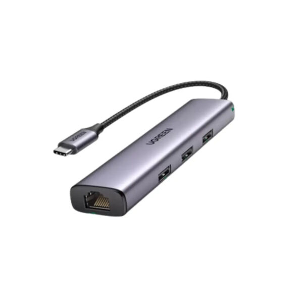 UGREEN USB-C To 3xUSB + Ethernet Adapter (60600) | USB-C HUB