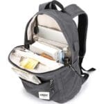 Kinmac Grey Canvas KMB438 | 16-inch Backpack