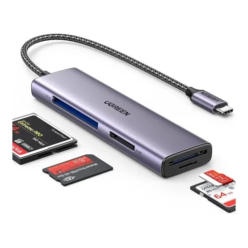 UGREEN USB-C High Speed 2-in-1 Card Reader (80888)