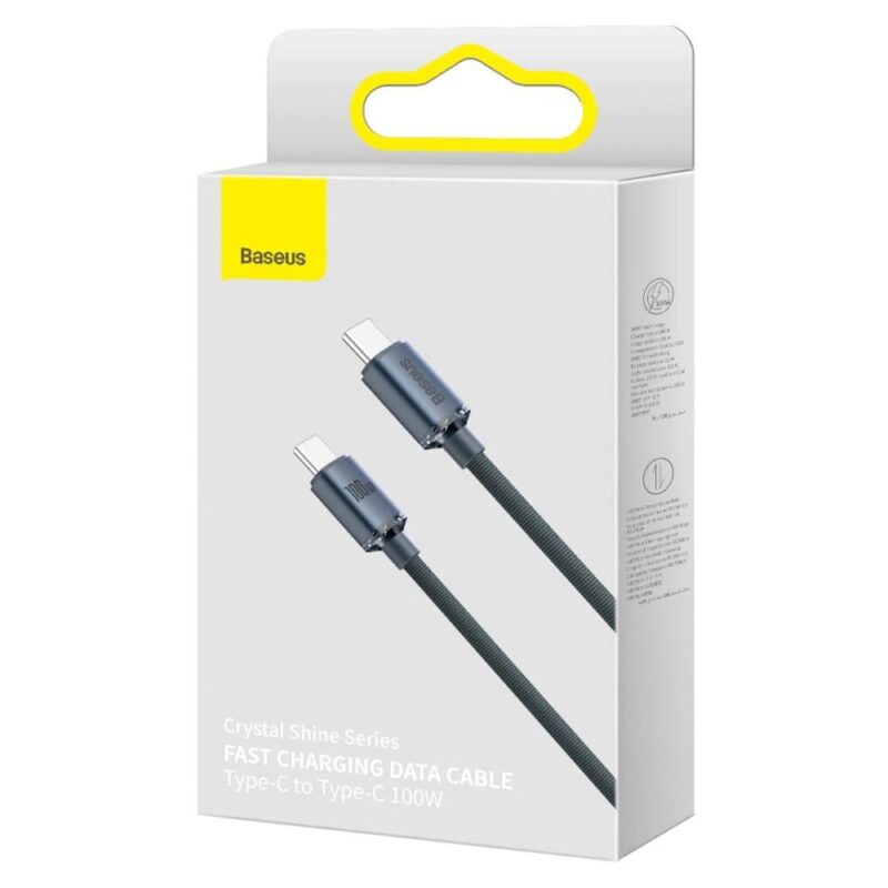 Baseus Crystal Shine Series Fast Charging Data Cable Type-C to Type-C