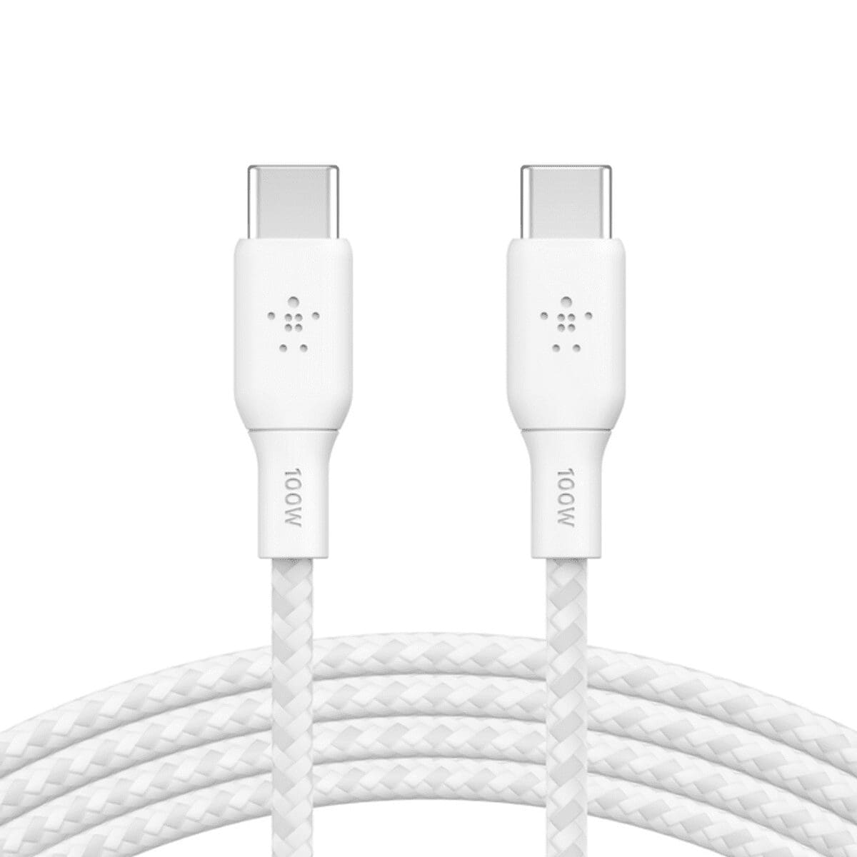 Belkin BoostCharge USB-C to USB-C Cable 100W (CAB014BT3MWH) | Fast Charge & Sync Cable