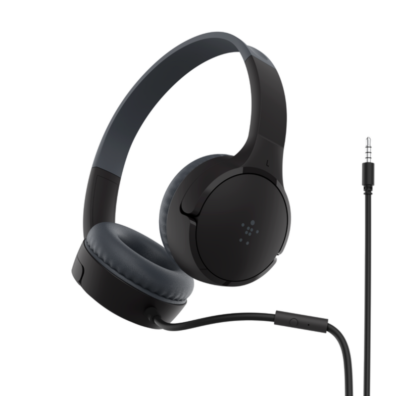 Belkin SoundForm Mini (AUD004BTBK) | Wired On-Ear Headphones