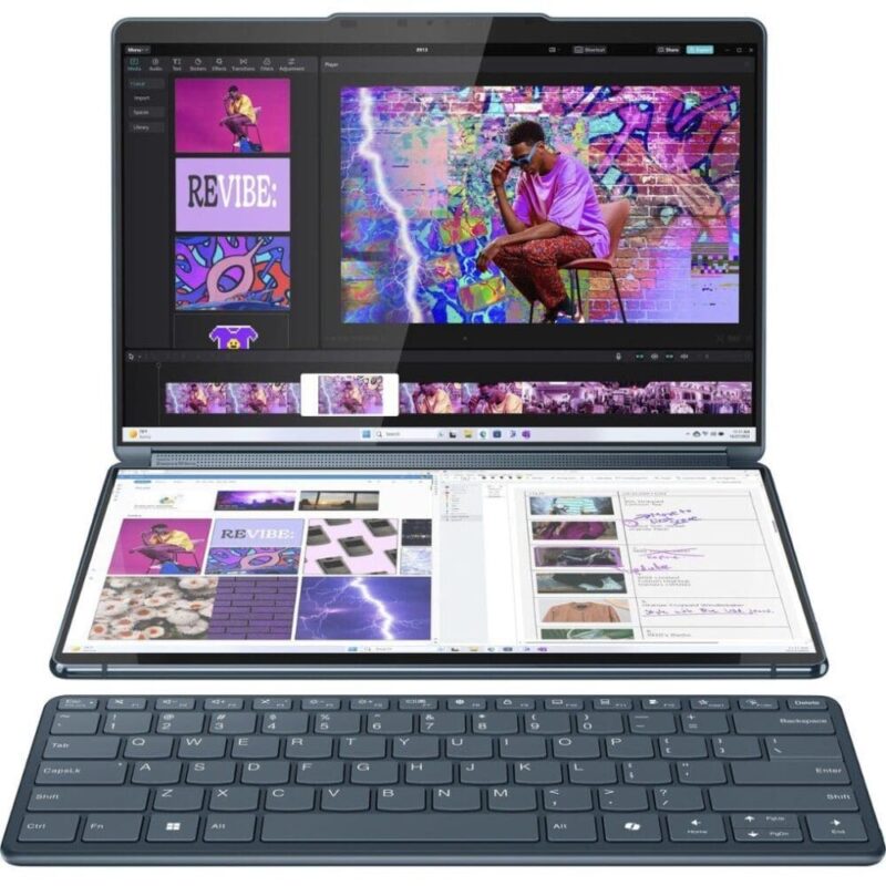 Lenovo Yoga Book 9i 2-in-1 (83FF0000US) | Intel Core Ultra 7 155U | 16GB/1TB | 13.3-inch Dual OLED | Integrated Intel Graphics