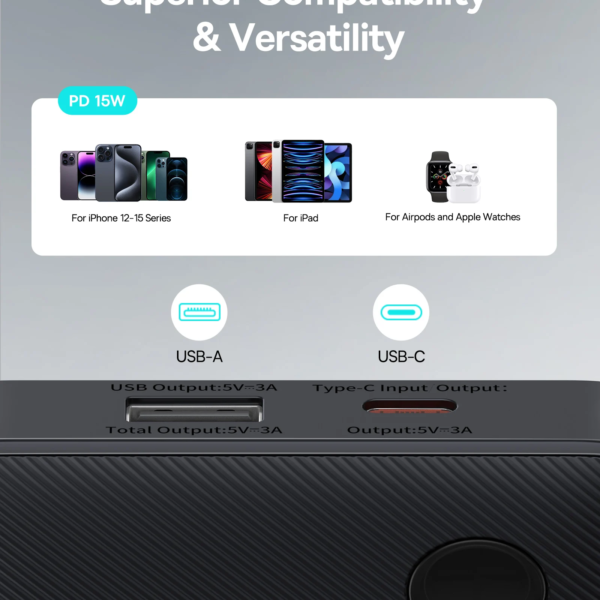 Baseus Airpow Lite 10000mAh Fast Charge Power Bank 15W