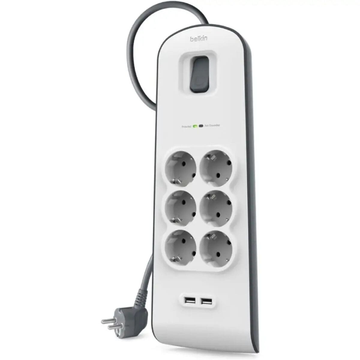 Belkin 2.4A USB Charging 6-outlet Surge Protection Strip (BSV604VF2M)