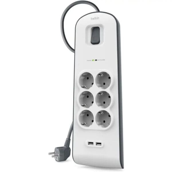 Belkin 2.4A USB Charging 8-outlet Surge Protection Strip (BSV804VF2M)