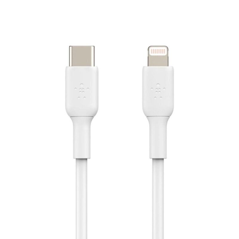 Belkin BoostCharge USB-C to Lightning Cable (CAA003BT1MWH) | Charge & Sync Cable