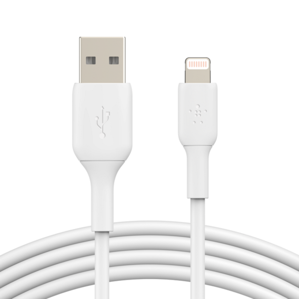 Belkin BoostCharge USB-A to Lightning Cable (CAA001BT3MWH) | Sync & Charge Cable